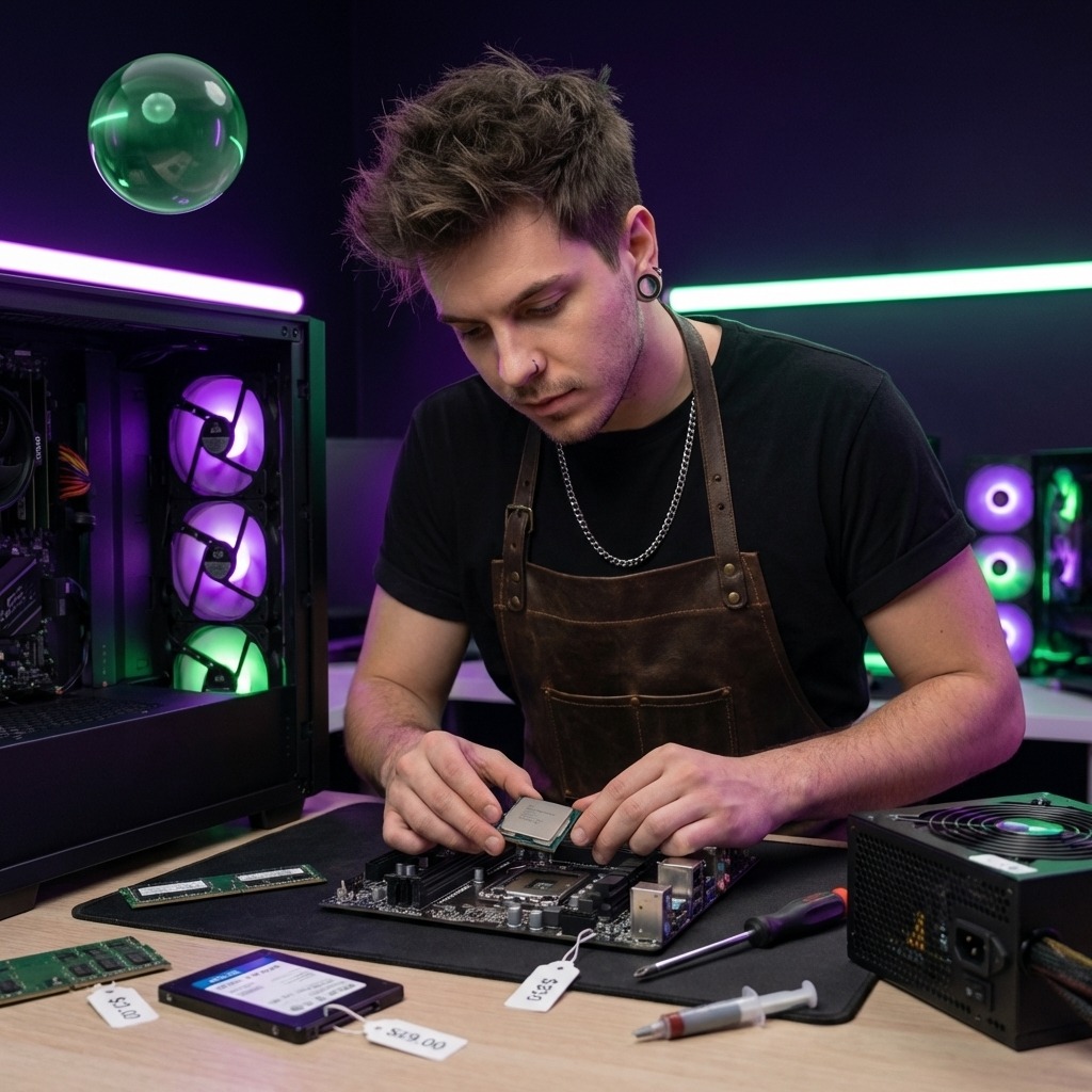 Изя собирает игровой ПК за 25000 рублей IZI Кемерово