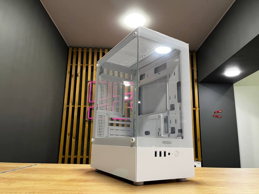 Новый корпус Ginzzu CL470 mATX закаленное стекло