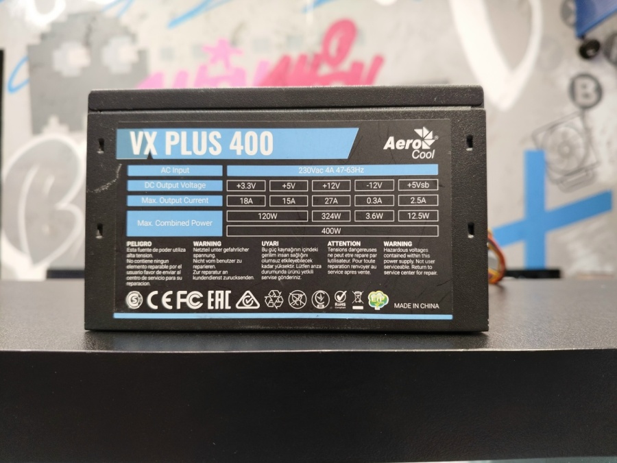 Блок питания 400W AeroCool VX Plus 400