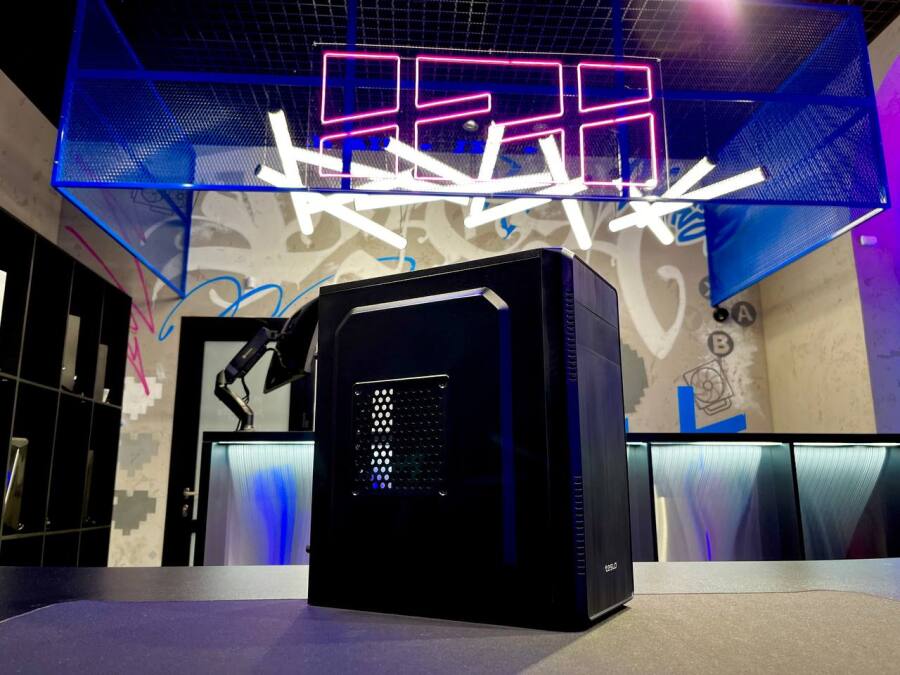 Корпус для пк TESLA 1703BM, MATX, ЧЁРНЫЙ