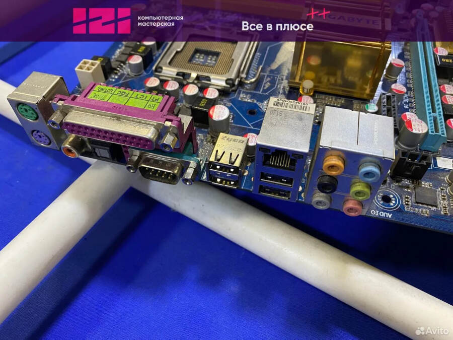 Материнская плата gigabyte GA-P35-DS3L 775 ddr2 x4