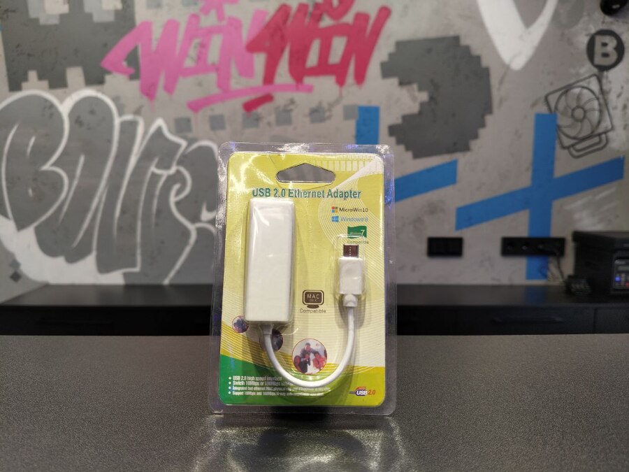 Новый адаптер сетевой, переходник USB-LAN