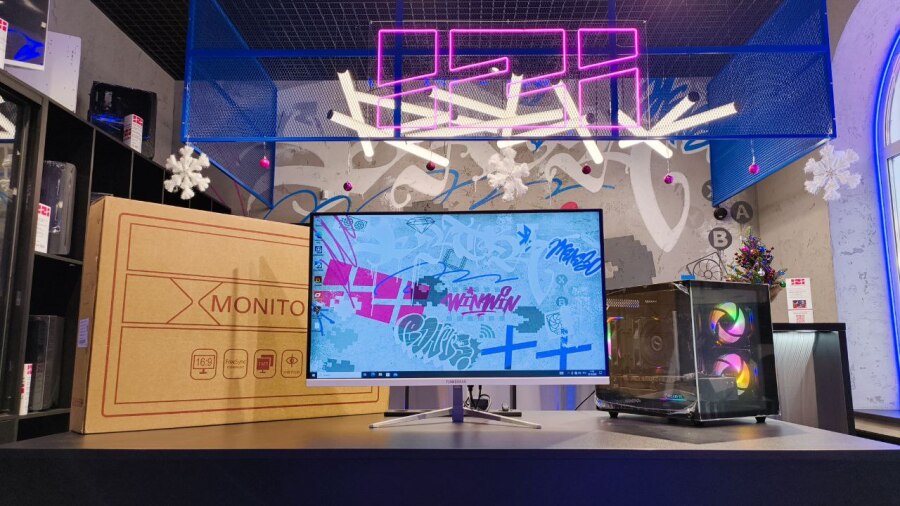 Игровой монитор 32" YUNMEIHANG, 240Гц, белый