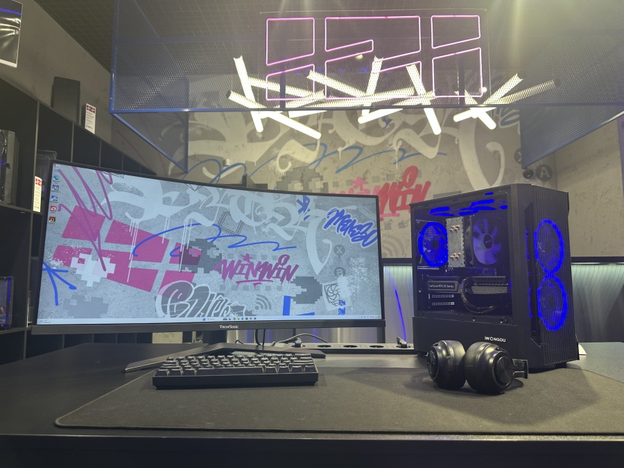 Игровой ПК Ryzen 5 5500, RTX 3050, 16Gb, SSD 480Gb