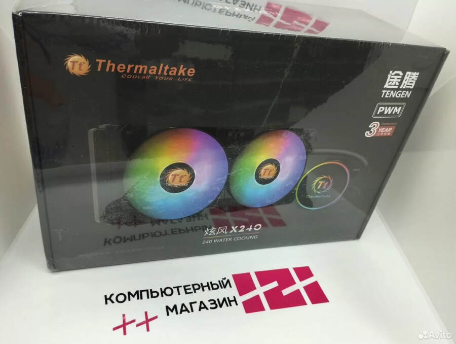 Новая сво Thermaltake X240 RGB tdp 220
