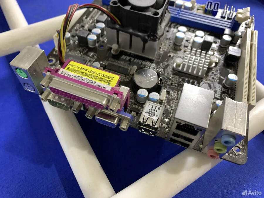 Материнская плата ASRock G31M-S, LGA775, поддержка Xeon/Quad