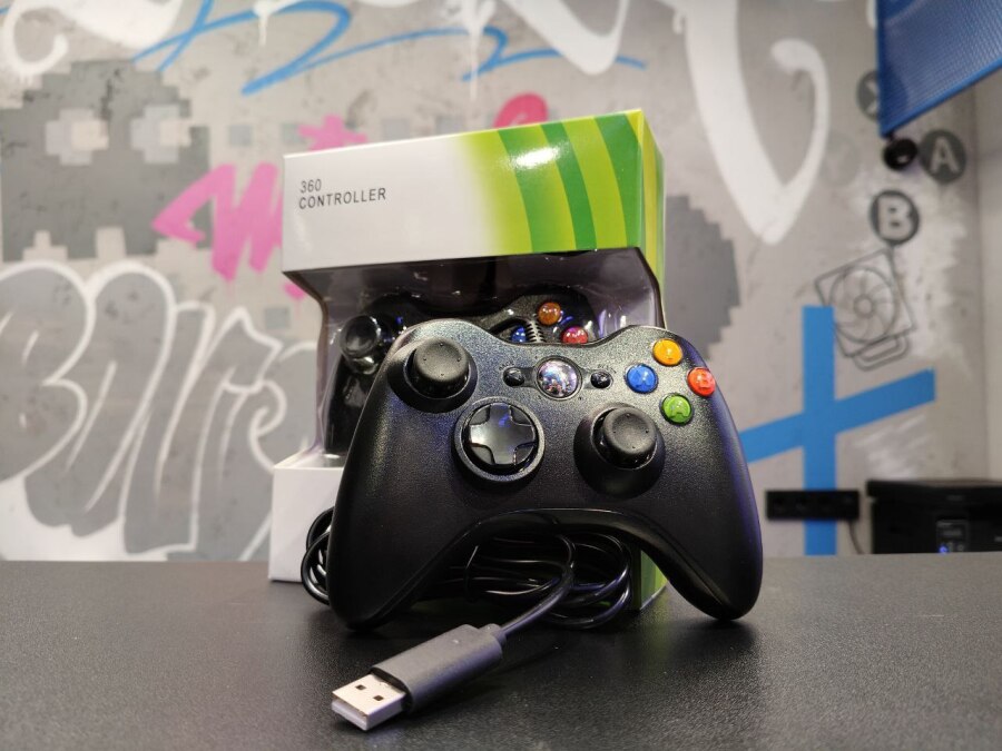 Джойстик (геймпад) проводной для Xbox 360 и PC