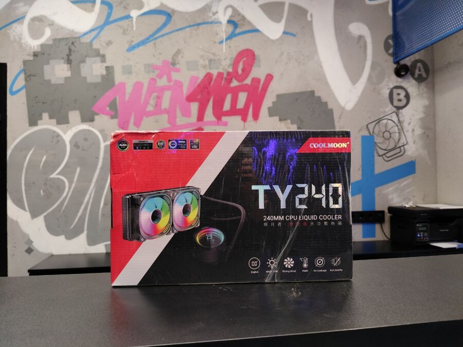 Радиатор с водяным охлаждением COOLMOON TY-240 RGB