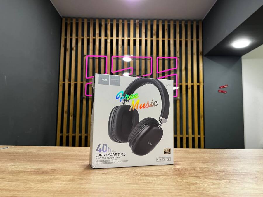 Полноразмерные bluetooth наушники HOCO W35 Black