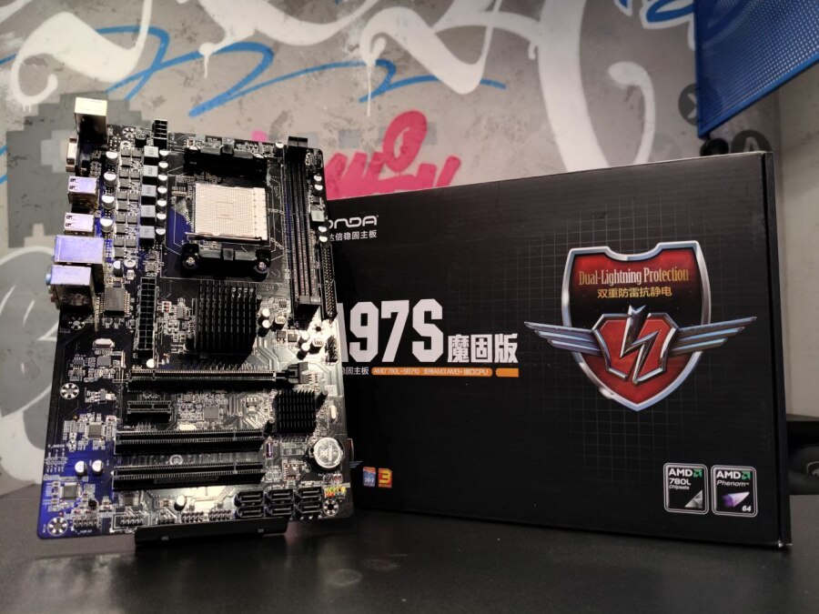 Материнская плата Onda A97S AM3+ DDR3