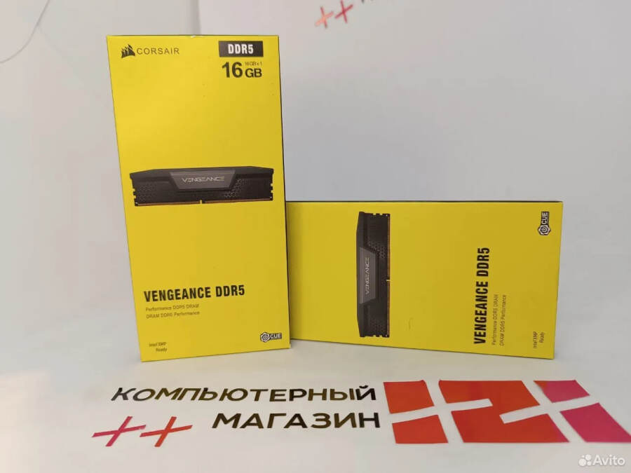 DDR5 16gb Corsair Новая оперативная память