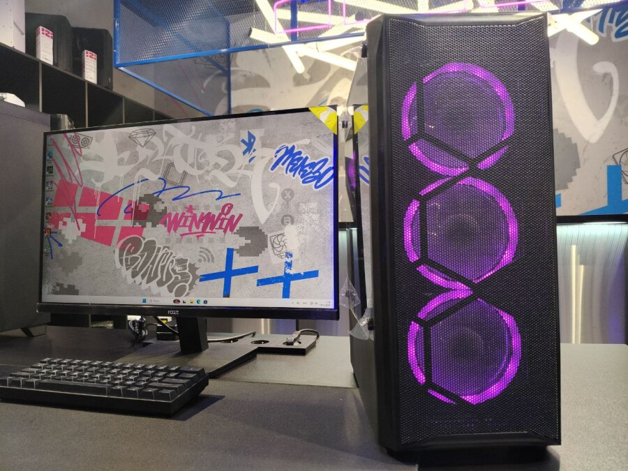 Игровой ПК Ryzen 7 7700X, RTX 5070 12Gb, 32Gb DDR5, 1Tb