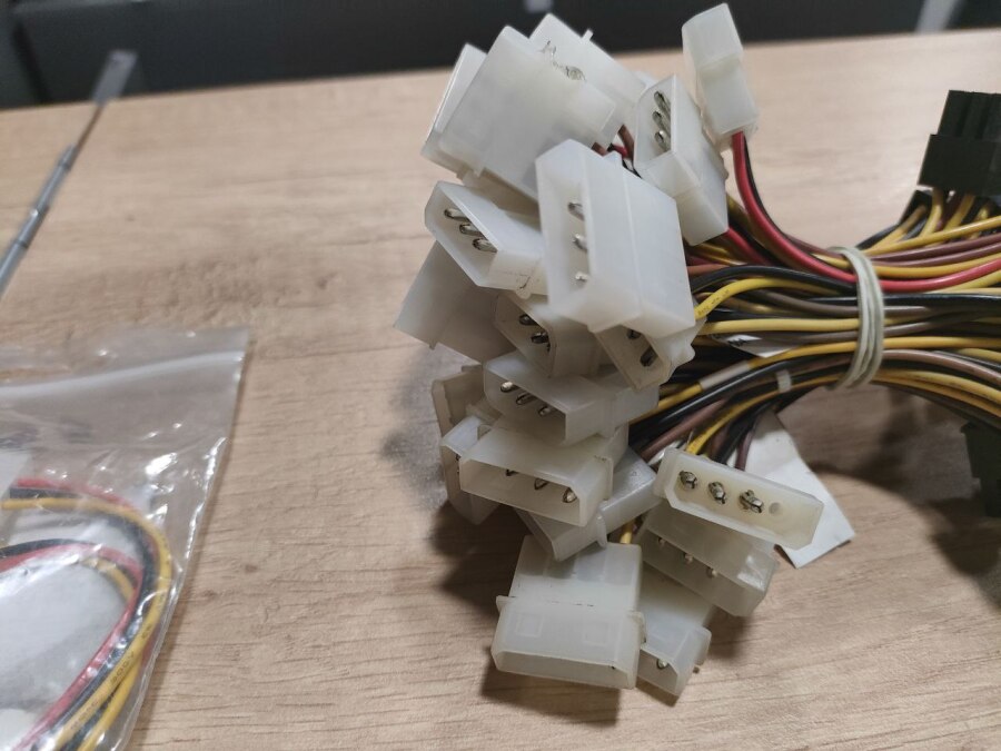 переходник 2x molex - 6pin pcie