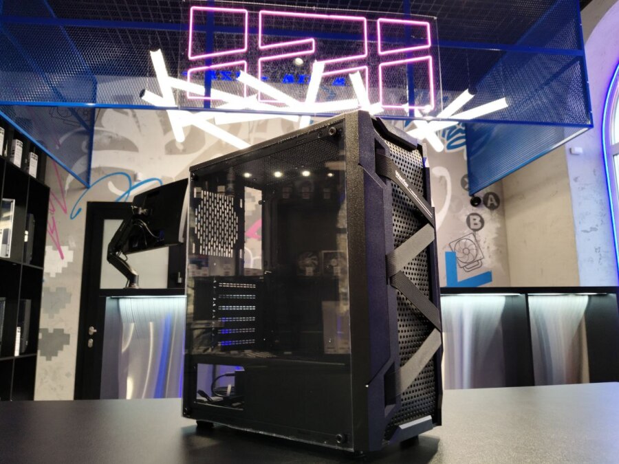 Корпус для пк ALSEYE WARRIOR, ATX, ЗАКАЛЁННОЕ СТЕКЛО