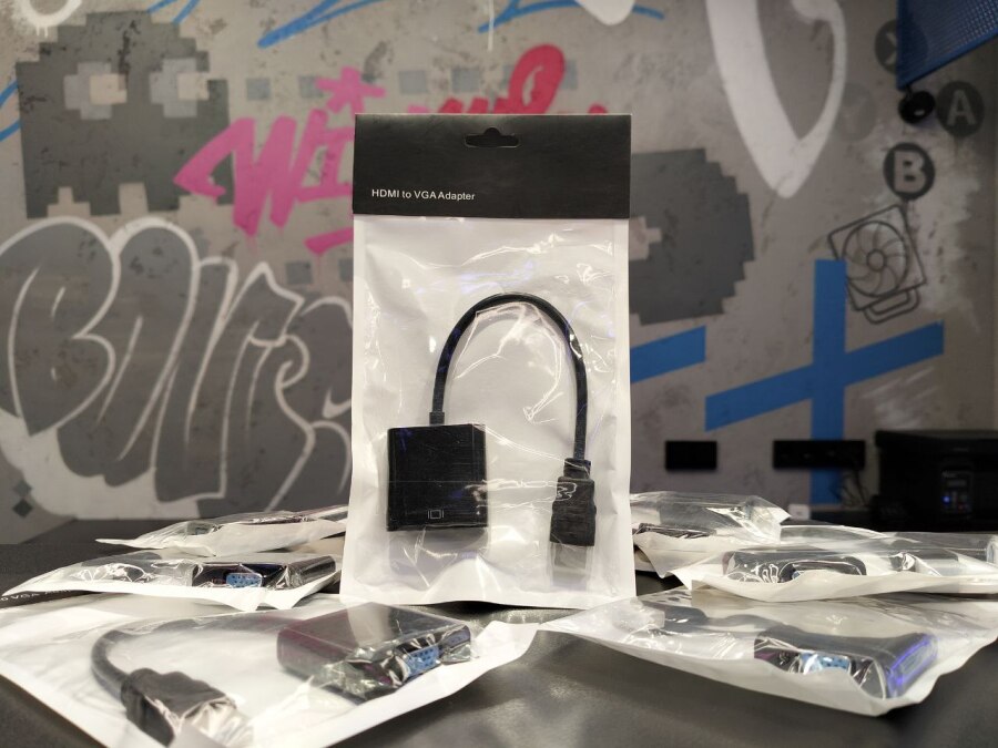 Переходник/адаптер HDMI-VGA, новый