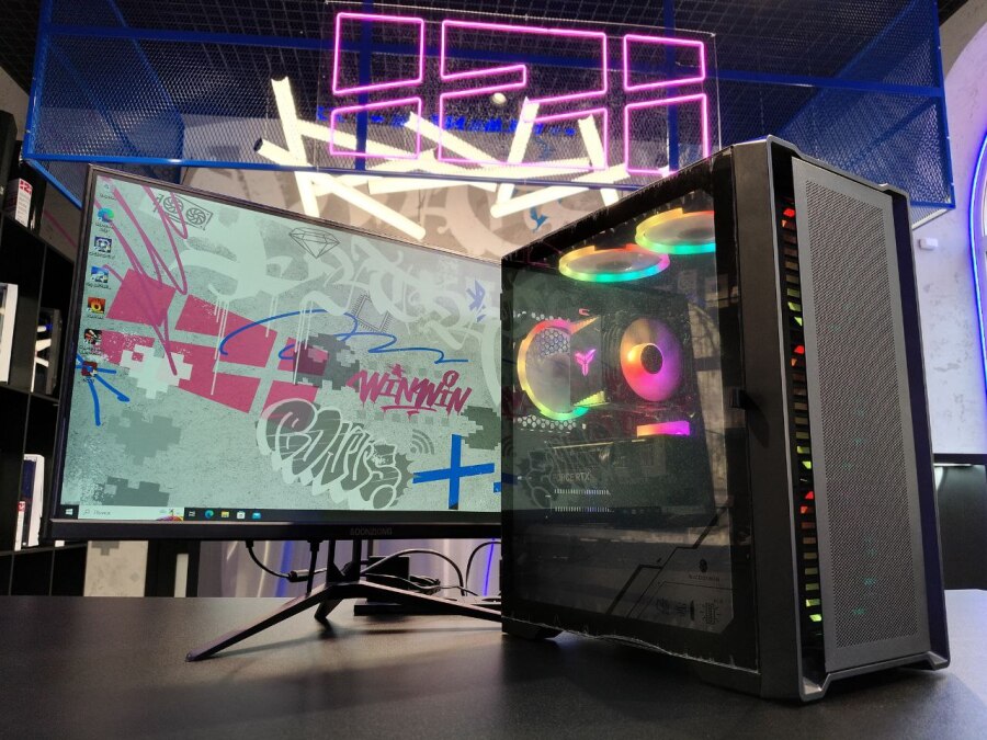 Игровой ПК Ryzen 5 7500F, RTX 4070, DDR5 32Gb, SSD 1Tb