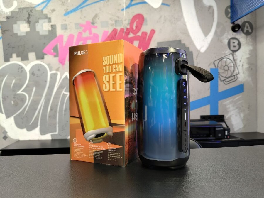 Колонка JBL Pulse 5, портативная, Bluetooth, реплика