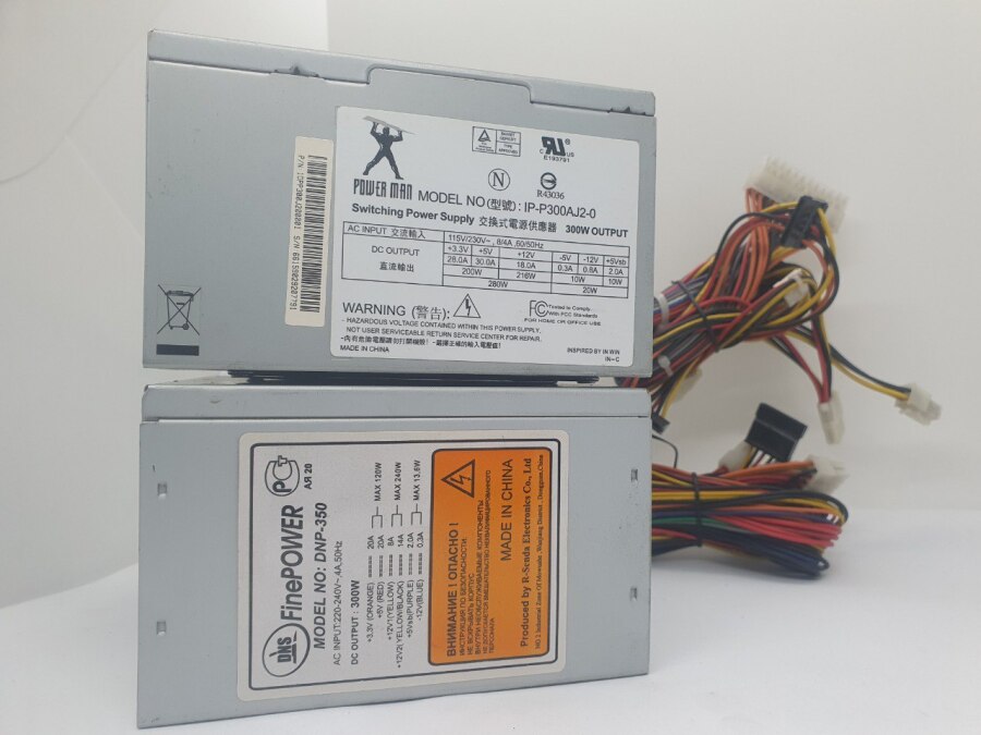 Блоки питания 300-350W в ассортименте