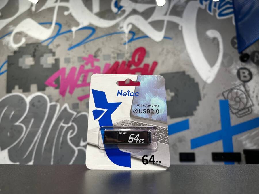 Новый USB флеш накопитель Netac 64gb