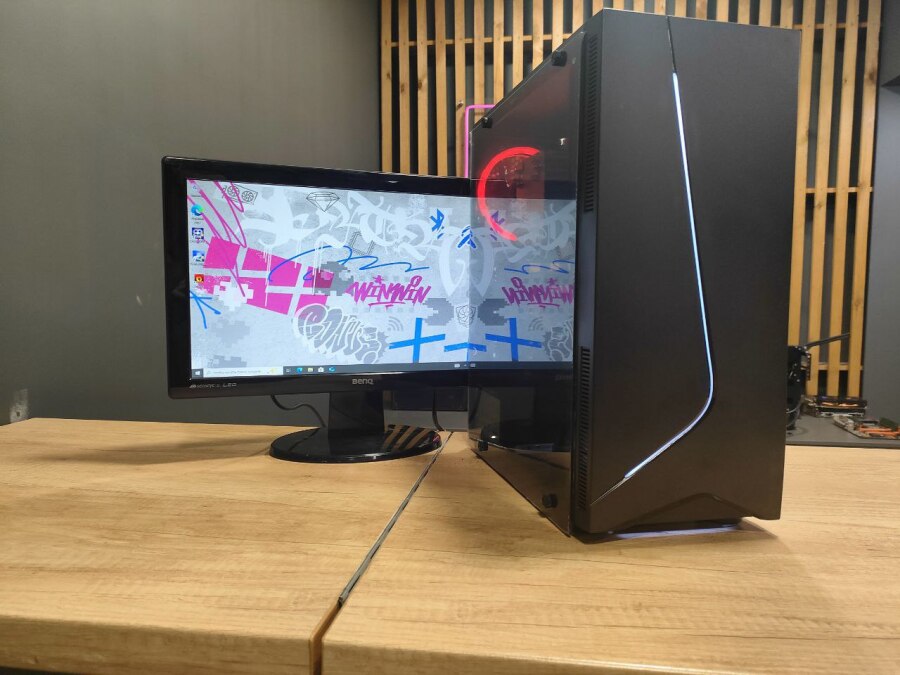 Игровой ПК Intel Xeon 2643v4, RX 580 8Gb, 64Gb, SSD 360Gb