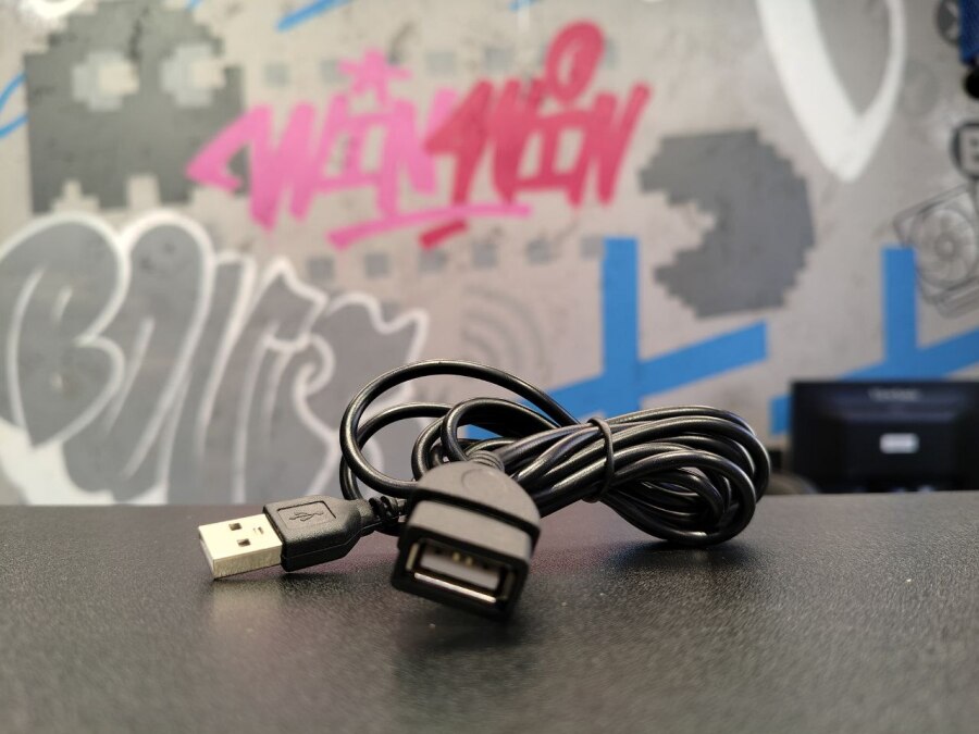 USB удлинитель 1,5 метра с фильтром