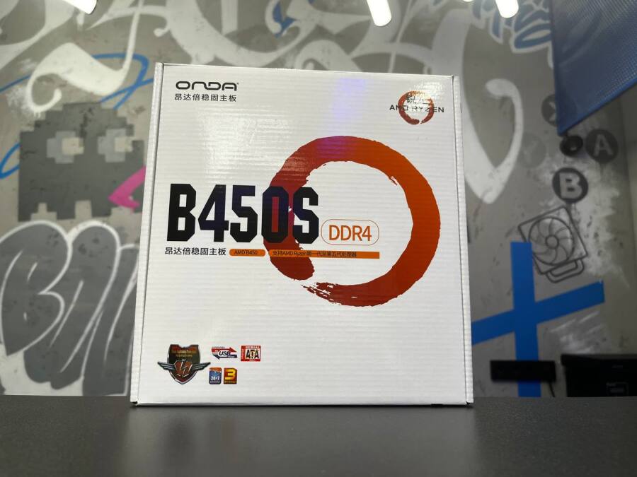 Материнская плата onda B450S AM4 DDR4