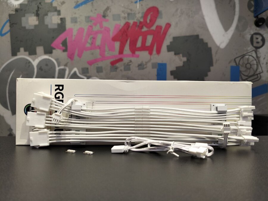 Кабеля для моддинга Loving Cool 6+2pin x3 argb wh