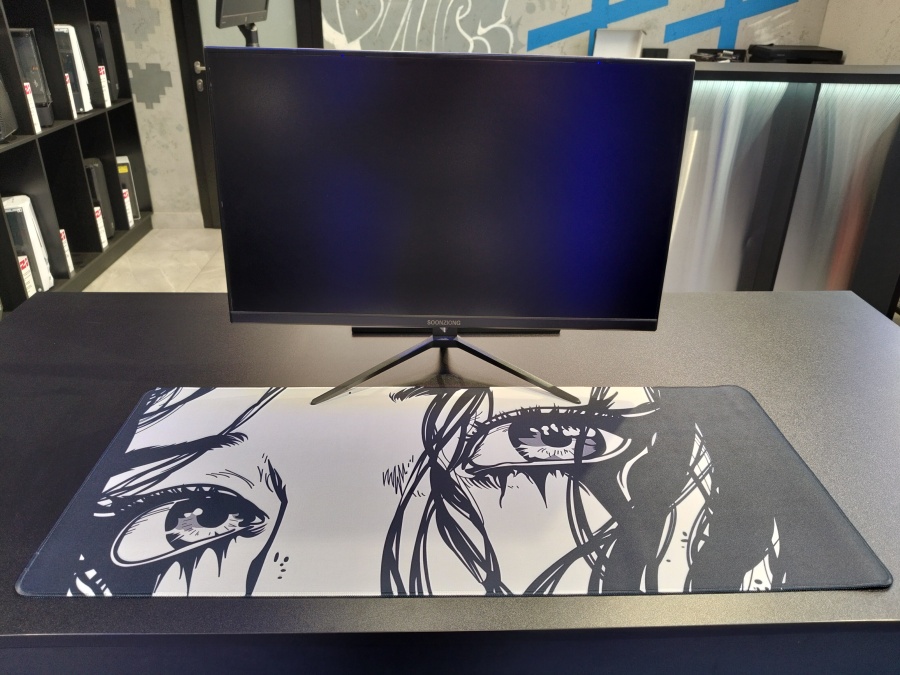 Коврик для мыши "глаза аниме" 90х40 2мм