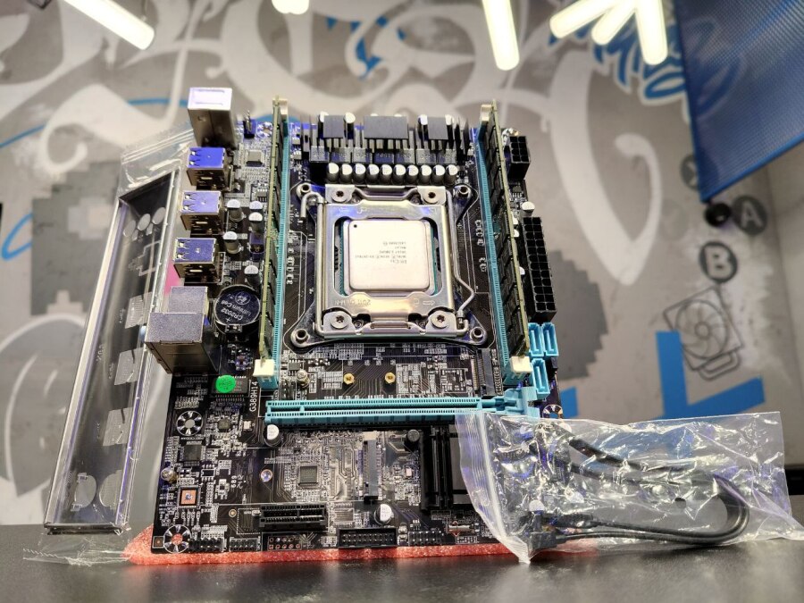 Новый комплект Xeon 2670v2/x79 m.2/16gb