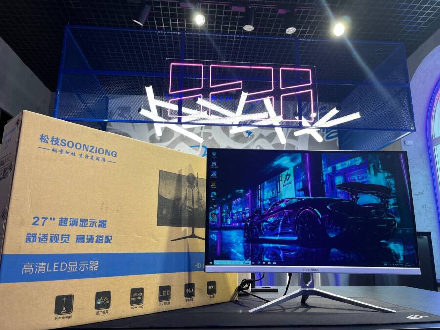 Игровой монитор 27" Soonziong 144гц FullHd изогнутый