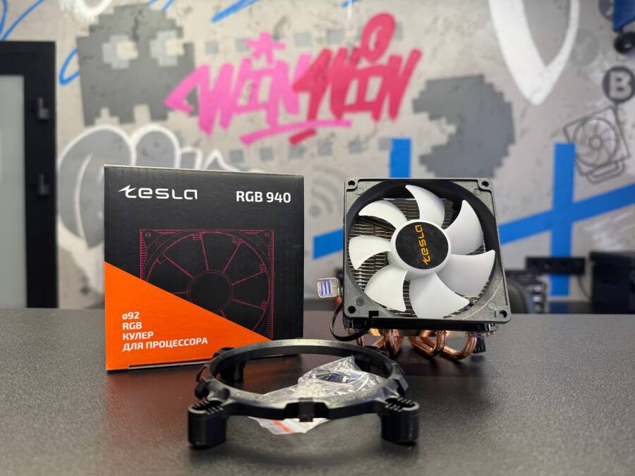 Кулер для процессора TESLA 940 RGB TDP 120w