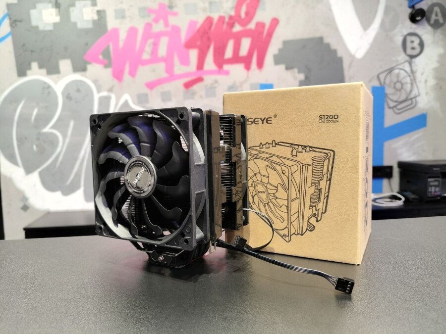 Новый башенный кулер Alseye S120D black tdp160