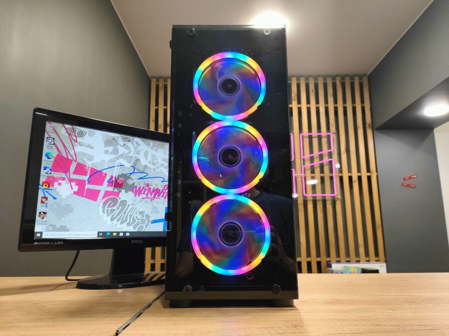 Игровой ПК Ryzen 7 5700G, 2060s, 32Gb, SSD m.2 1Tb